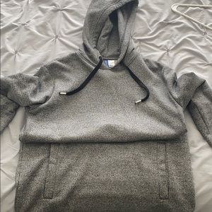 Gray Divided Hoodie
